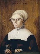 Christoph Amberger The wife of Jorg Zorer, at the age of 28 oil painting artist